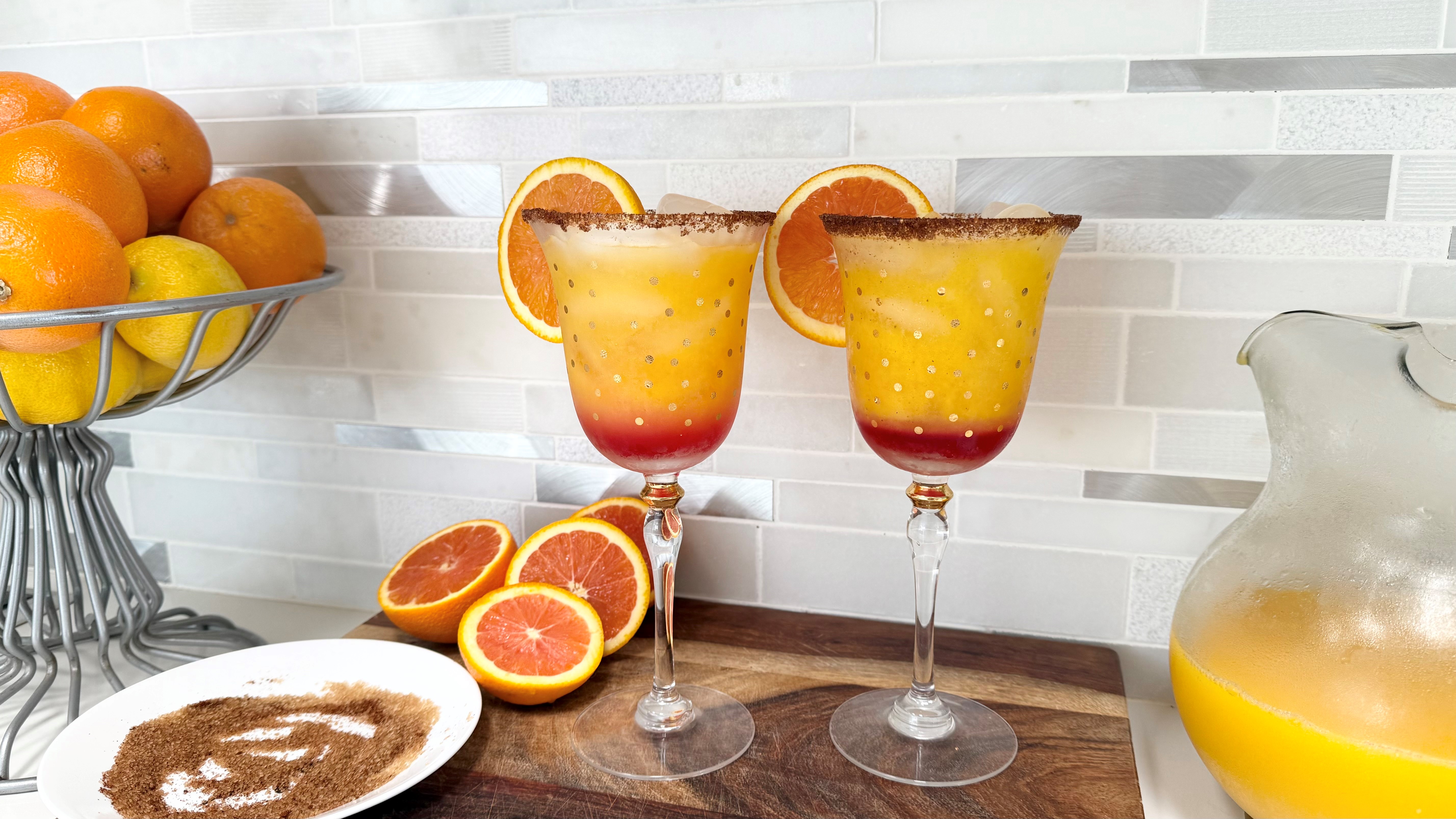 Fashion Sense By Valerie:  Fiery Citrus Mocktail