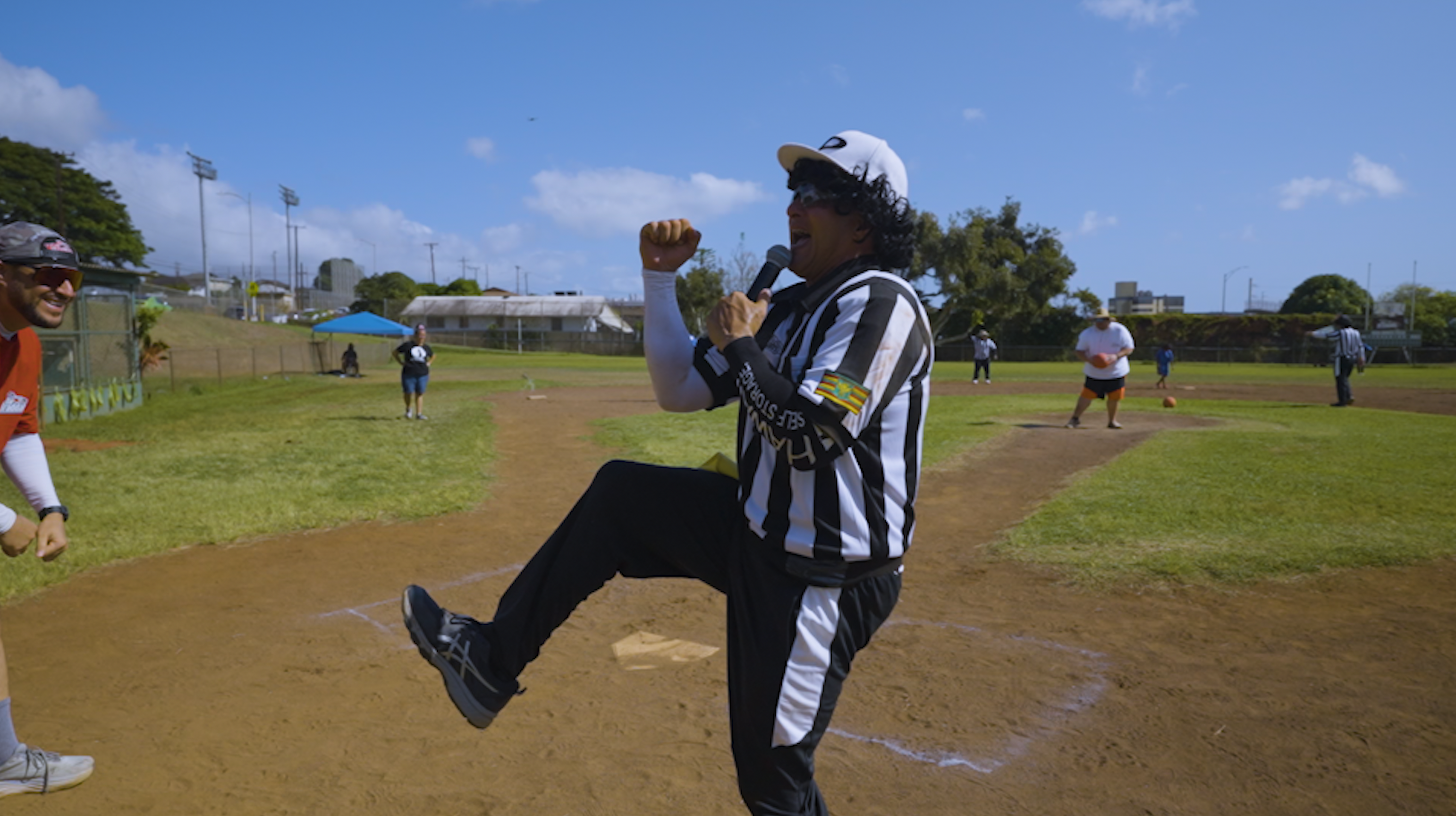 Island Warriors Kickball Tournament:  Semifinal 2:  Team Tagata Moana vs. Team Supah Cherreh