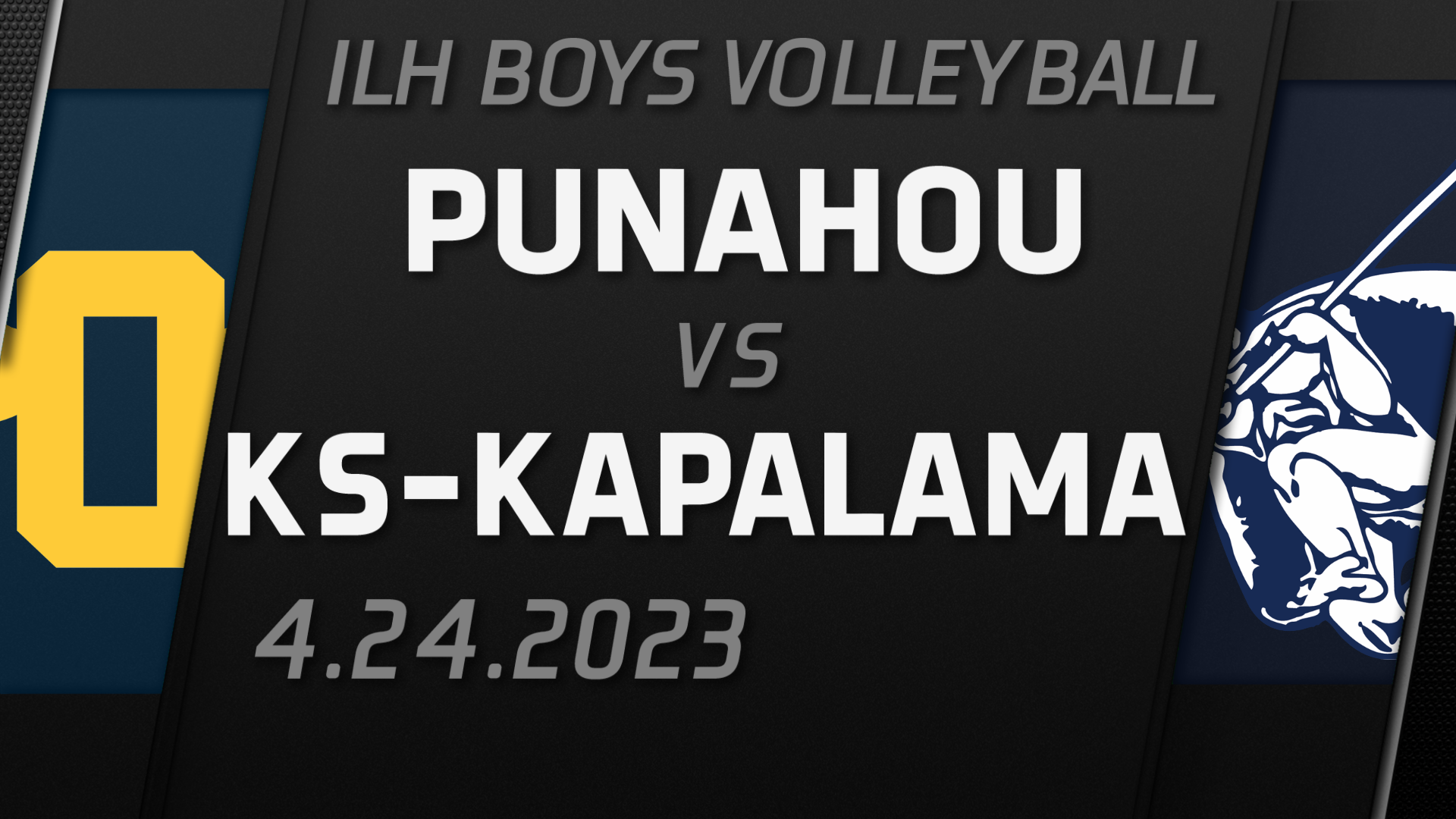 2023 ILH Boys Volleyball Playoff Punahou vs KSKapalama