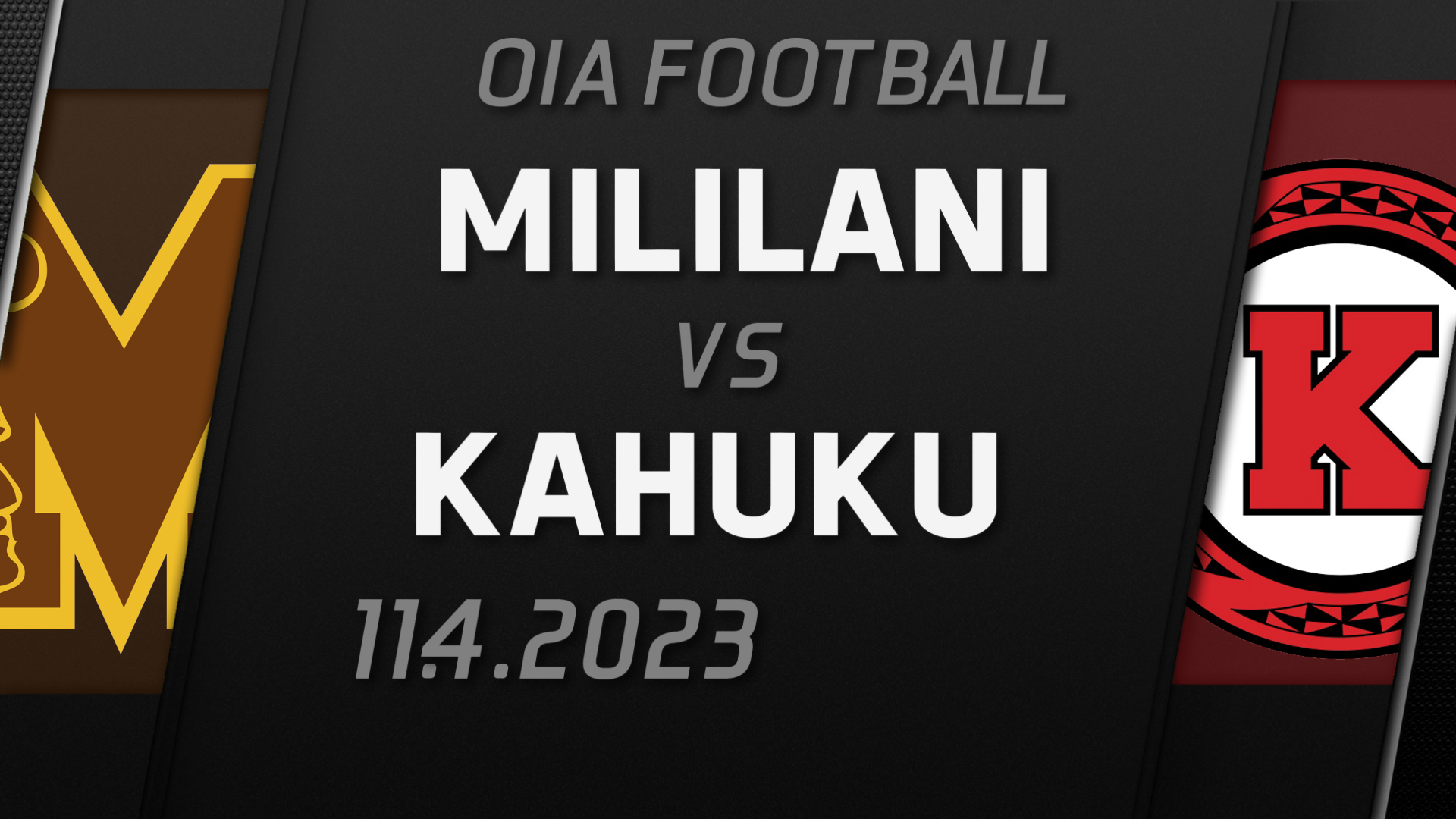 2023 OIA Football Open Div. Championship Mililani vs Kahuku